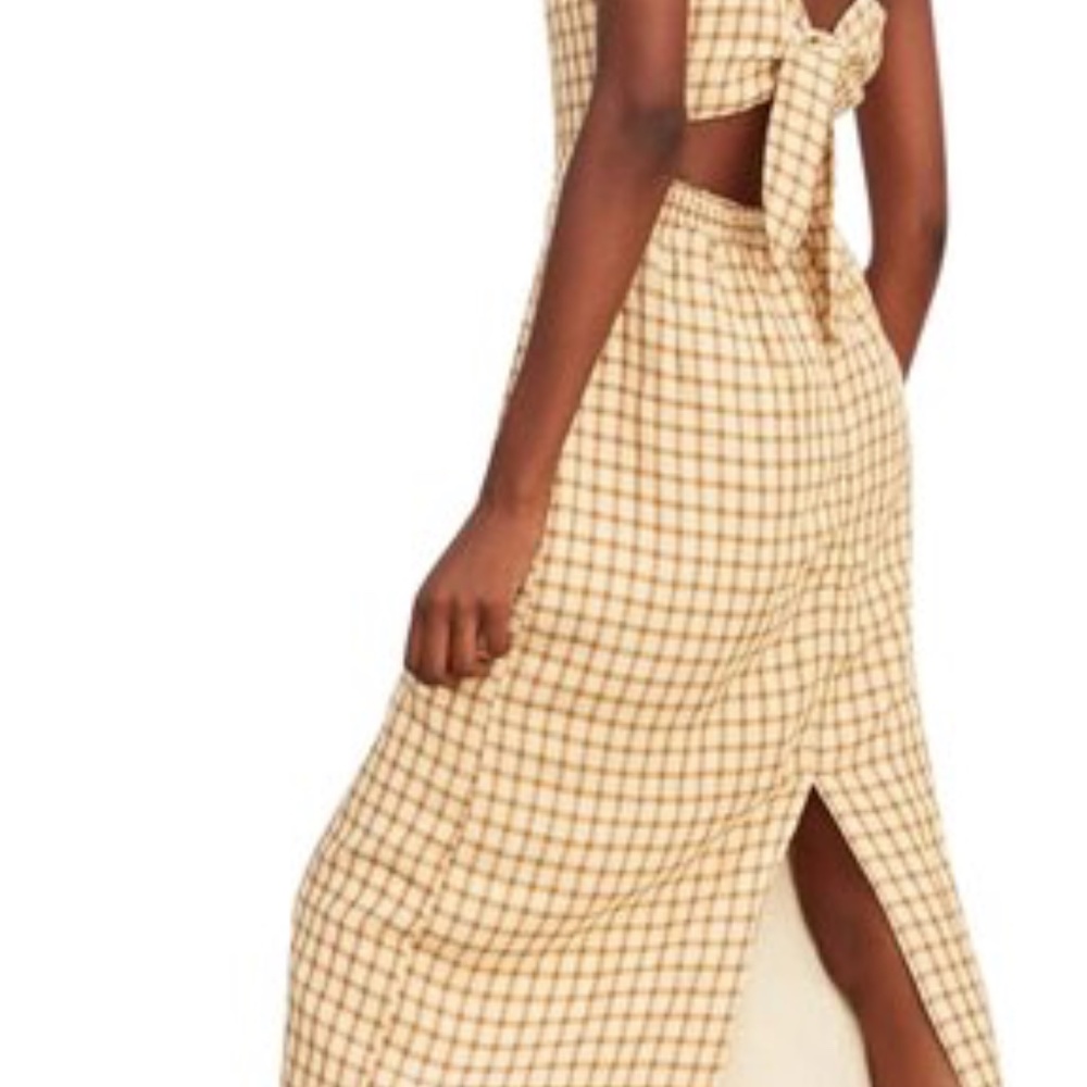 Zara Gingham Summer Dress NWOT
